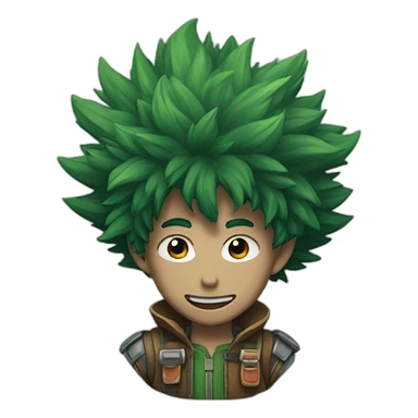 deku qui vol sticker