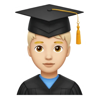 College with graduate hat sticker