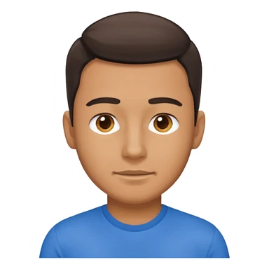 man walk with blue t-shirt  sticker