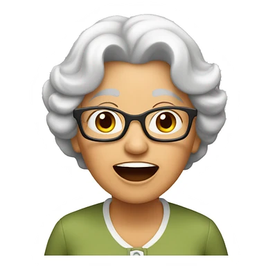 grandmom singing sticker