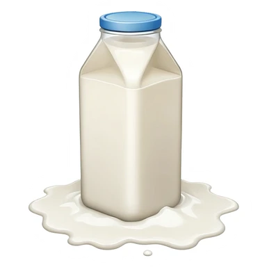 Milk on the floor sticker