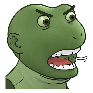 choking myself sticker