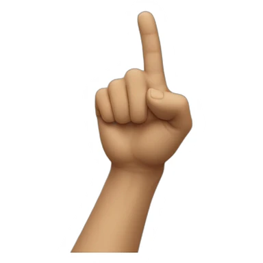 pointing hand you sticker