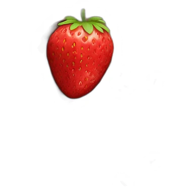 Strawberry in melted chocolate sticker
