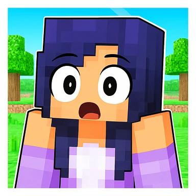 Change the expression to surprised with round eyes and open mouth, keep the style and character the same, only modify eyes and mouth. sticker