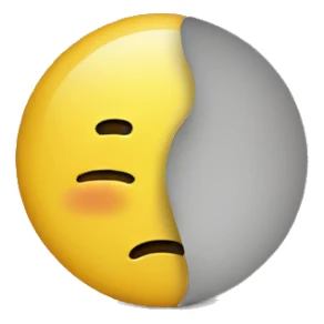 sad yellow circle emoji sticker