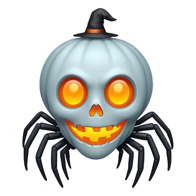 Halloween spooky sticker