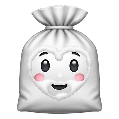 bag of sugar no face sticker