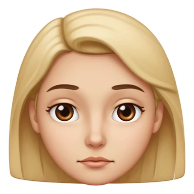 side eye on face sticker