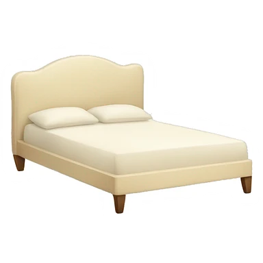 Cream colored bed sticker