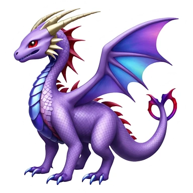 Lunala-Yvelt-Palkia-Fakémon-hybrid-creature (full body)  sticker