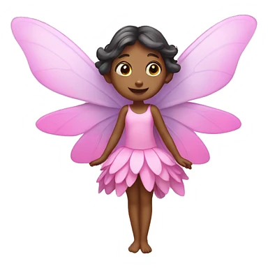 fairy with pink wings sticker