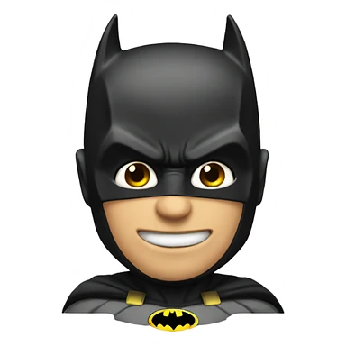 Batman happy sticker