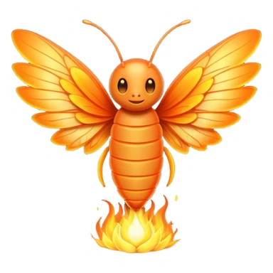 Firefly on fire sticker