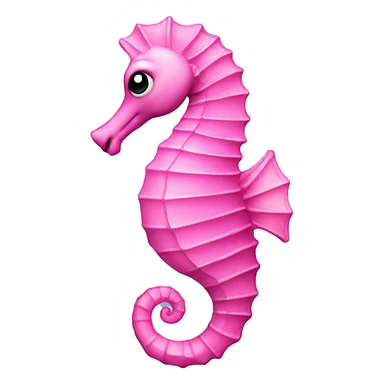 Pink Seahorse sticker