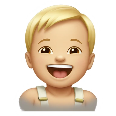 baby laughing sticker