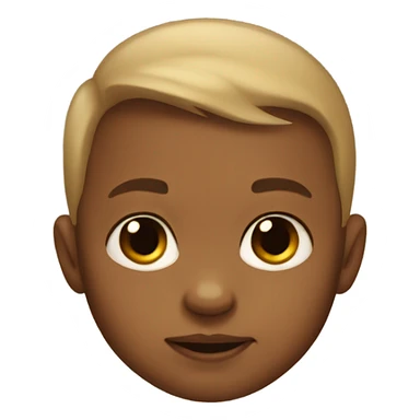 baby batman with tan skin  sticker