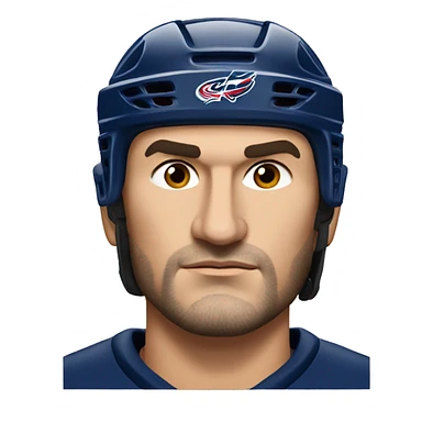 Alexander Ovechkin Realistic seriously face sticker
