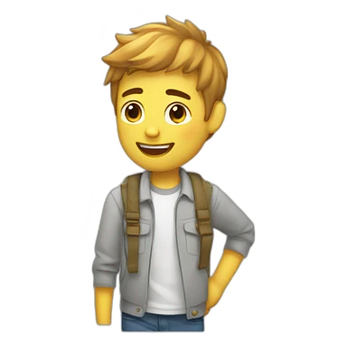 Chat avec aile sticker