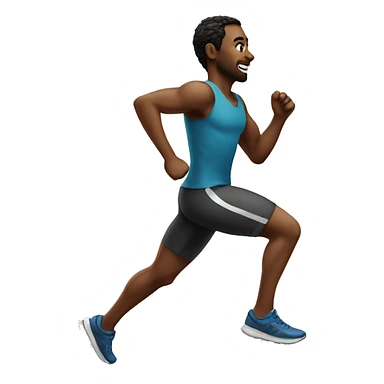 Running on my way sticker