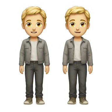 Boy with Slips sticker