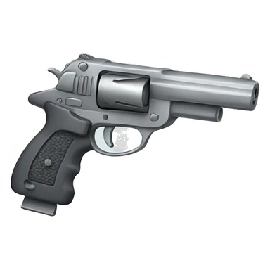 grey pistol with a grey ribbon sticker