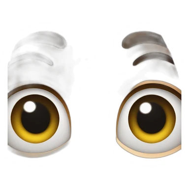 big eyes surprised sticker