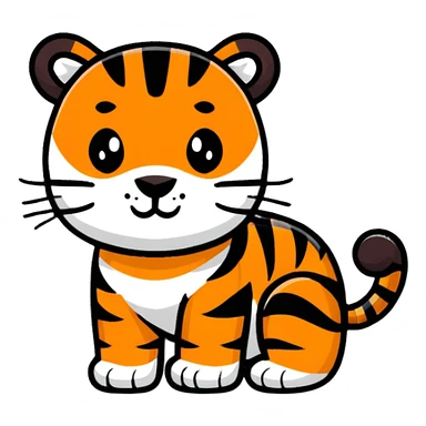 tiger sticker