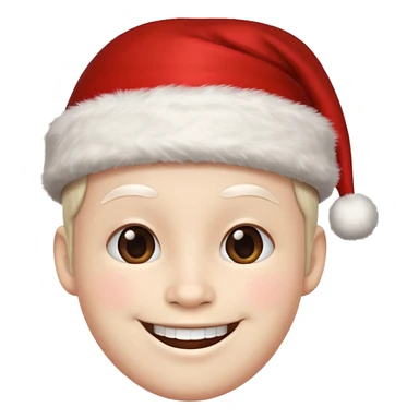 Now make the christmas head White  sticker