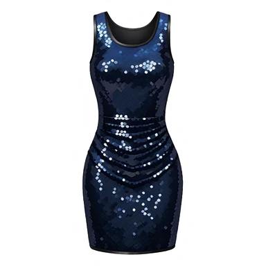 sequin dress sticker