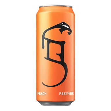 Peach Panther Energy Drink  sticker