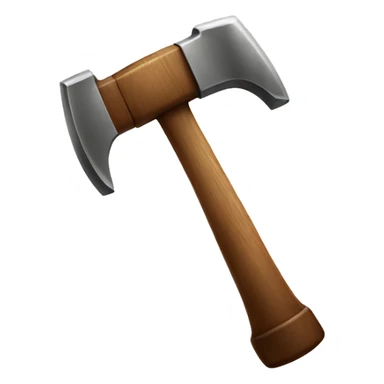 Wooden hammer sticker