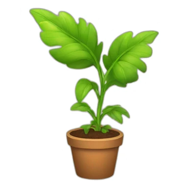 growth plant sticker
