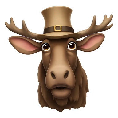 A well educated moose sticker