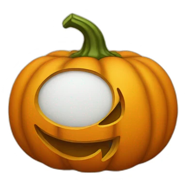 plain pumpkin sticker