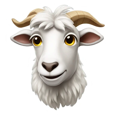 Einstein goat  sticker