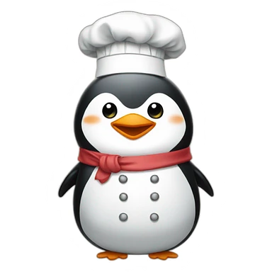 chef penguin sticker