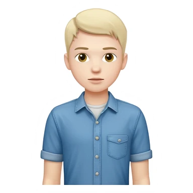 A young guy stands there with no money, his pockets are empty sticker