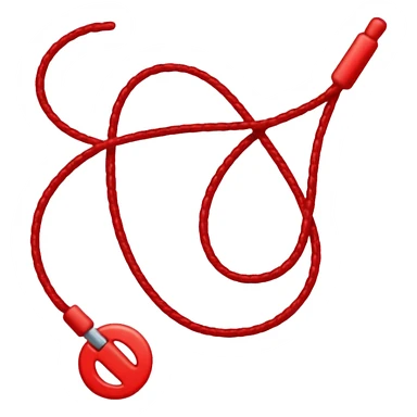 خيط احمر sticker