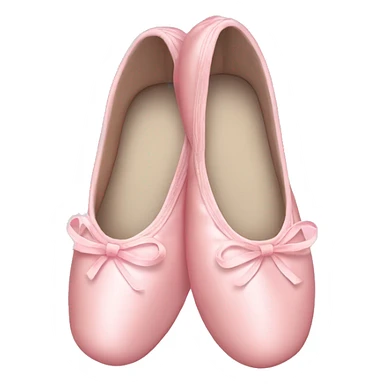 pastel pink ballet shoes sticker