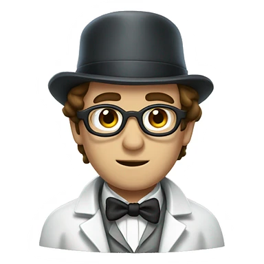 Sherlock holmes with lab coat sticker