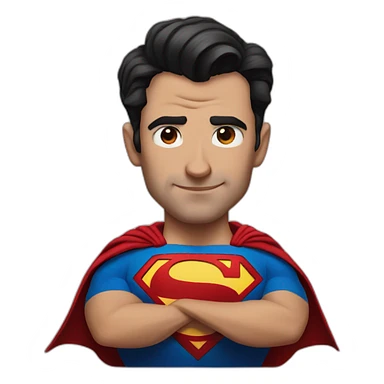 Superman gros sticker