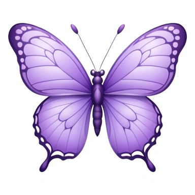 Light purple butterfly  sticker
