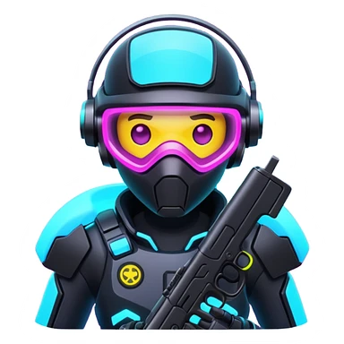  shooter game with this color 9654F4 sticker