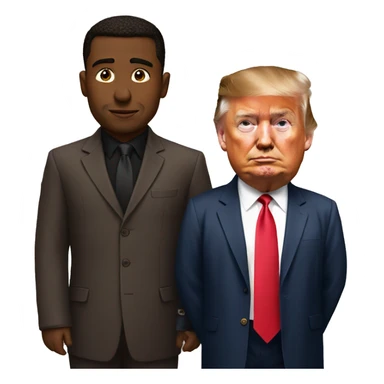 Elon and trump sticker