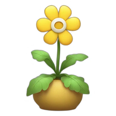 Flowey game sticker