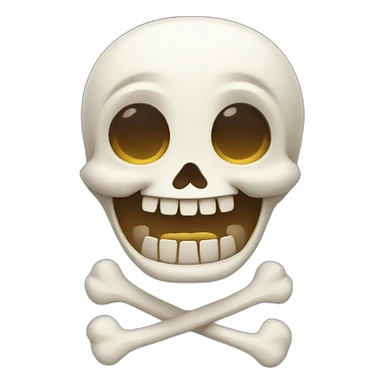 happy bones sticker