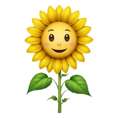 An exact  picture of the sunflower from Plants vs. Zombies sticker