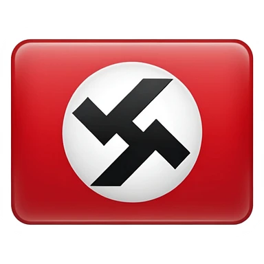 Nazi flag sticker