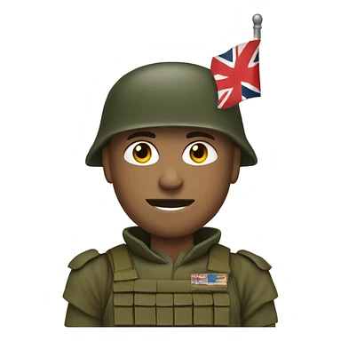 soldier with a teutonnia flag sticker